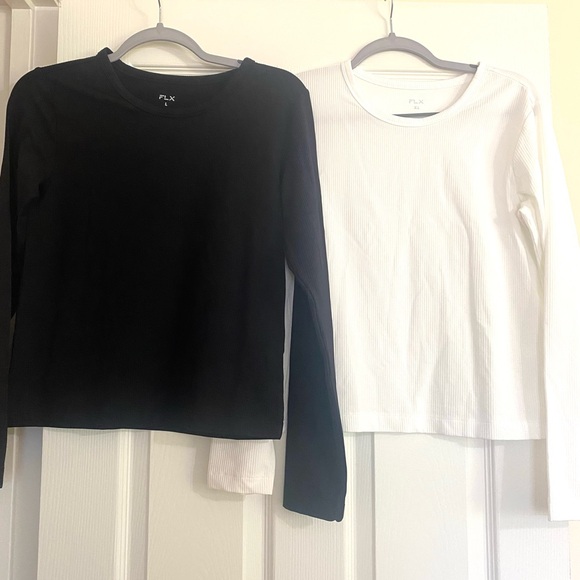 FLX Tops - FLX Balance Core Active Long Sleeve Tops Bundle (2) L/XL NEW